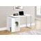 Monarch Specialties Computer Desk, Home Office, Left/Right Set-up, Storage Shelves, 55in.L, Work, Laptop, White Laminate I 7600 - alternate 4